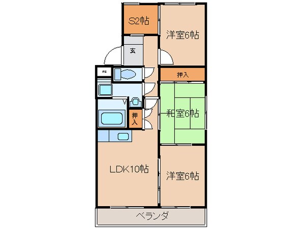 ファミ－ル小幡の物件間取画像